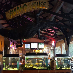 Swamp House Grill & Happy Snapper Tiki Bar - Swamp House Grill